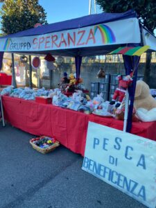 Lo stand del gruppo