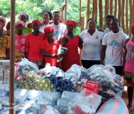 Arrivo e consegna della merce spedita in Ghana, 2021