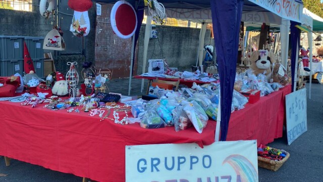 Lo stand delk gruppo durante eventi di beneficienza