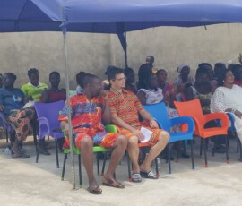 Casa accoglienza di Winneba 3 Momenti dell'inaugurazione della casa accoglienza