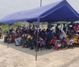 Casa accoglienza di Winneba 1 Momenti dell'inaugurazione della casa accoglienza